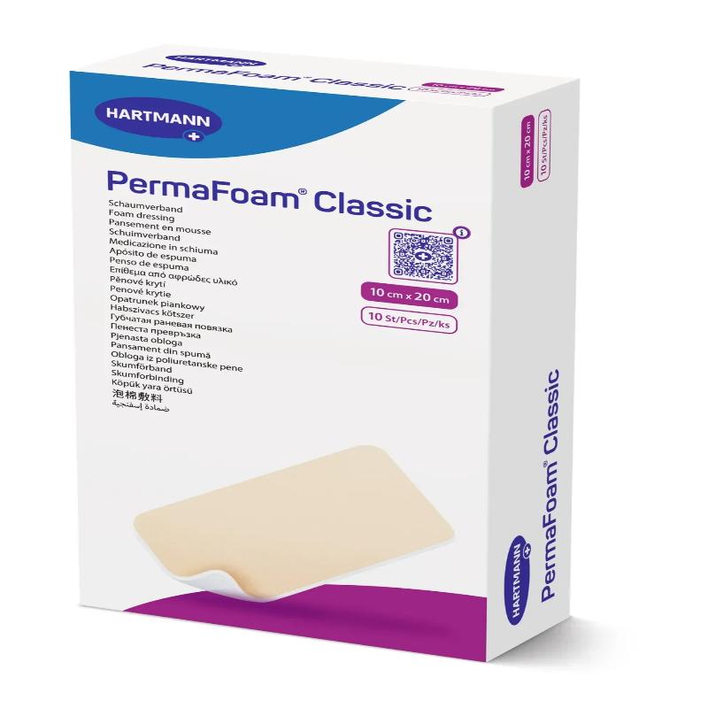 Губчаста пов'язка PermaFoam® Classic 10см x 20см 10шт